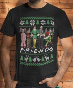 Friends Ralphie Kevin Elf Clark Griswold Grinch Christmas T-shirt