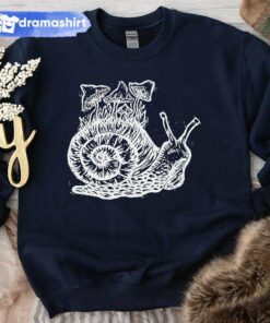 Fungi Snail Sweatshirt Over The Garden Wall