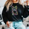 Funny Bulldog Christmas Lights Sweatshirt Lovely Unique Xmas Gift