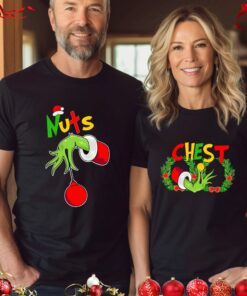 Funny Chest And Nuts Couples Christmas Sweatshirt