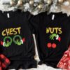 Funny Chest Nuts Couples Christmas Matching Sweatshirt