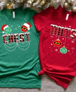 Funny Chest Nuts Couples Christmas Sweatshirt Lovely Unique Xmas Gift