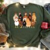Funny Chicken Christmas Lights Farm Animal Sweatshirt Unique Xmas Gift