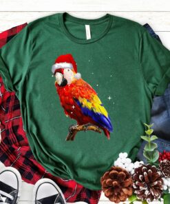 Funny Colorful Parrot Christmas Sweatshirt Lovely Unique Xmas Gift