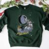 Funny Disneyland Star Wars Santa Darth Vader Open Sleigh Christmas Lights Sweatshirt