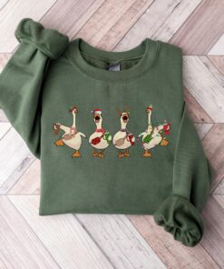 Funny Duck Christmas Sweatshirt Gifts