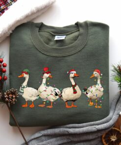 Funny Goose Christmas Sweatshirt