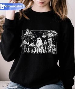 Ghost Town Contrast Sweatshirt Over The Garden Wall
