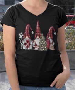 Gnomes Buffalo Plaid Christmas T-Shirt