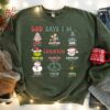 God Says I am Christmas Sweatshirt Unique Xmas Gift For Christian