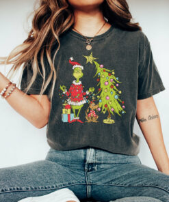 Grinchmas Christmas Tree With Dog Sweatshirt Lovely Unique Xmas Gift