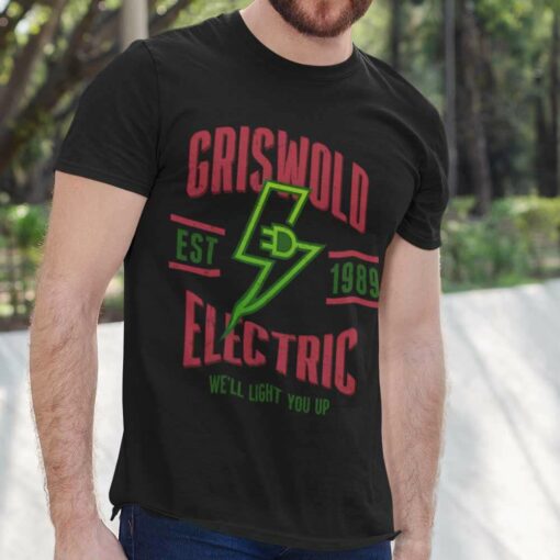 Griswold Electric We’ll Light You Up Christmas T-shirt