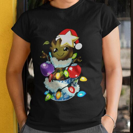 Groot Tree Marvel Christmas Tree T-shirt