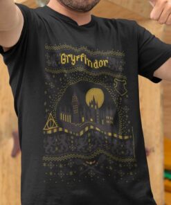 Gryffindor Christmas T-Shirt Harry Potter