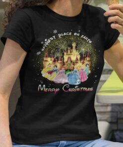 Happiest Place On Earth Princess Merry Christmas T-shirt