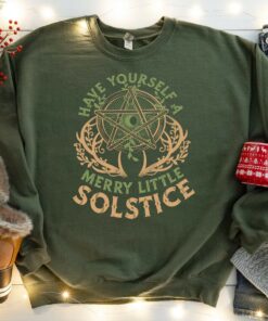 Have Yourself A Merry Little Solstice Sweatshirt Trendy Unique Christmas Xmas Gift
