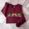 Hedgehog Merry Christmas Lights Sweatshirt Lovely Unique Xmas Gift