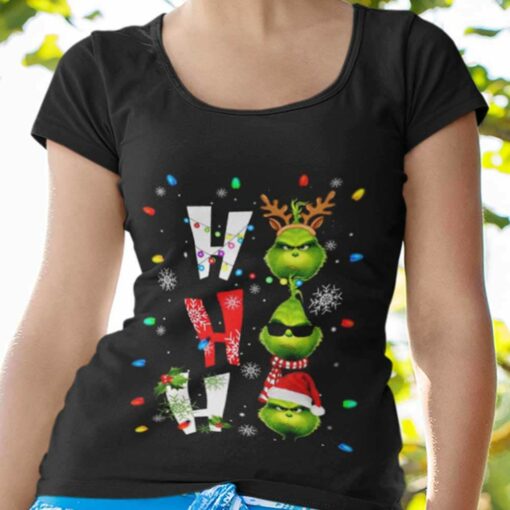 Ho Ho Ho Christmas T-shirt The Grinch