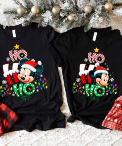 Ho Ho Ho Disneyland Couples Mickey Minnie Christmas Vacation Holiday Xmas Sweatshirt