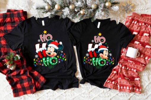 Ho Ho Ho Disneyland Couples Mickey Minnie Christmas Vacation Holiday Xmas Sweatshirt