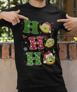 Ho Ho Ho Little Green Aliens Christmas T-Shirt Toy Story