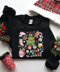 Holly Jolly Cute Gifts Sweatshirt Lovely Unique Xmas Gift