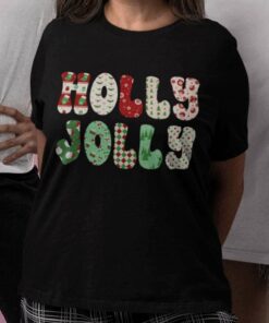 Holly Jolly Groovy Christmas T-shirt