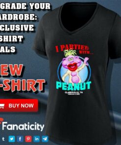 I partied with Peanut Clarksville TN 2025 shirt 4
