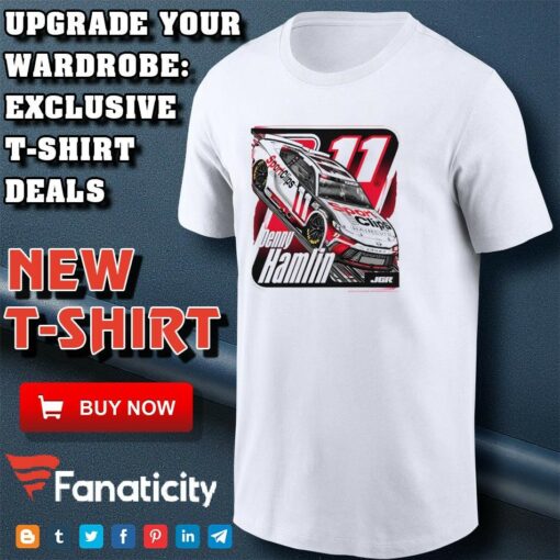 Joe Gibbs Racing Team Denny Hamlin Sport Clips Car shirt