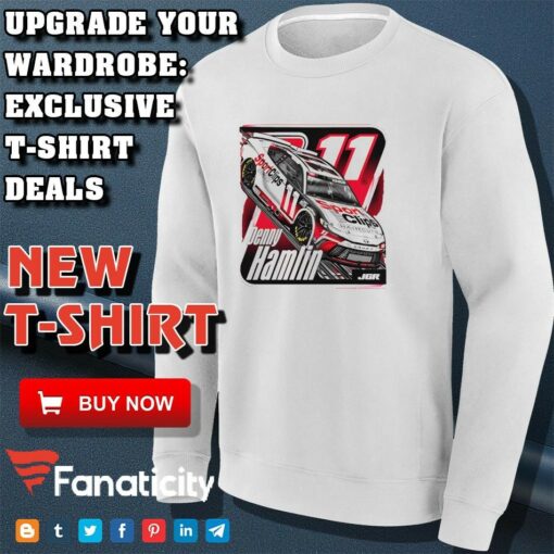 Joe Gibbs Racing Team Denny Hamlin Sport Clips Car shirt