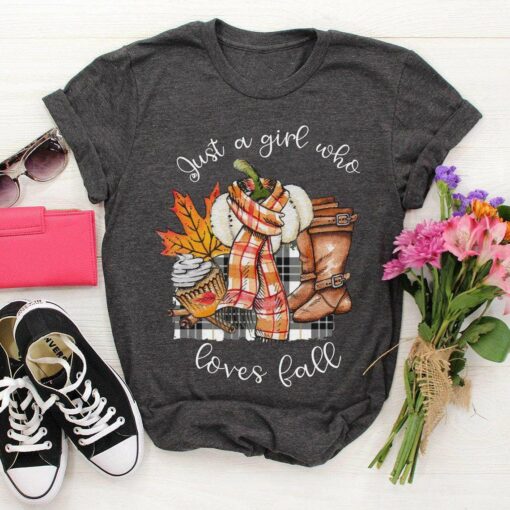 Just A Girl Who Loves Fall T-Shirt