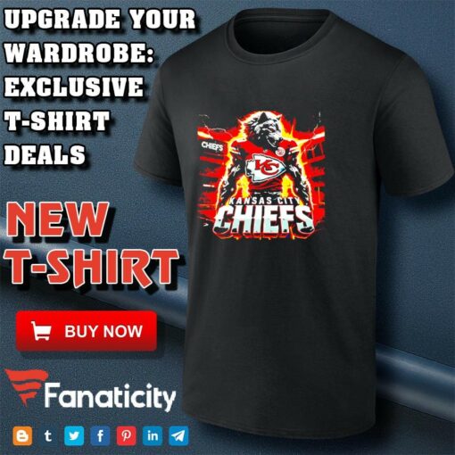 Kansas City Chiefs Wolf Transparent shirt