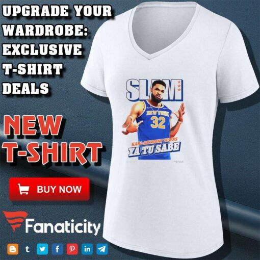 Karl-Anthony Towns Of New York Knicks On Slam 254 Cover Tee Ya Tu Sabe shirt