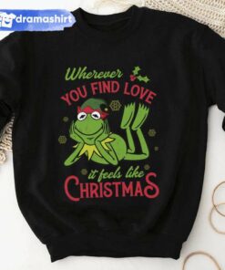 Kermit The Frog It Feels Like Christmas Sweatshirt The Muppet Christmas Carol