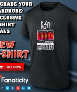 Korn With Special Guest Seven Hours After Violet Event Poster At Festival De Nimes In France On June 24th 2025 shirt Korn With Special Guest Seven Hours After Violet Event Poster At Festival De Nimes In France On June 24th 2025 shirt