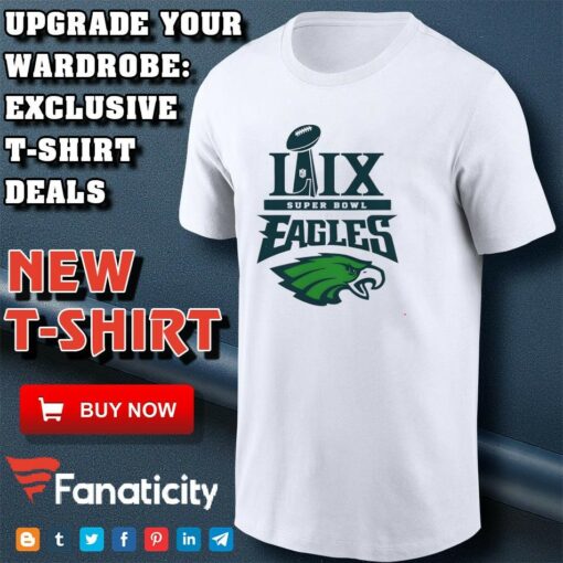 LIX Super Bowl Philadelphia Eagles Champions 2025 shirt