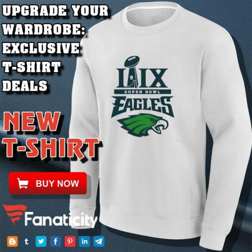 LIX Super Bowl Philadelphia Eagles Champions 2025 shirt