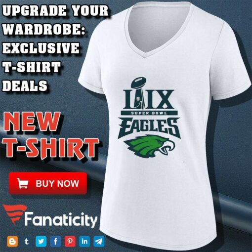 LIX Super Bowl Philadelphia Eagles Champions 2025 shirt