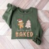 Lets Get Baked Gingerbread Icecream Sweatshirt Cute Unique Christmas Gift