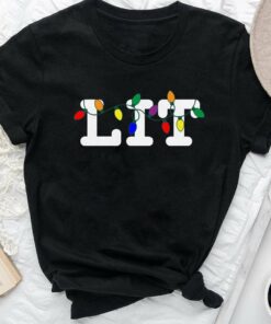 Let’s Get Lit Christmas Lights T-Shirt