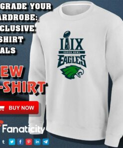 Lix Super Bowl Trophy Philadelphia Eagles Champions 2025 Shirt 3