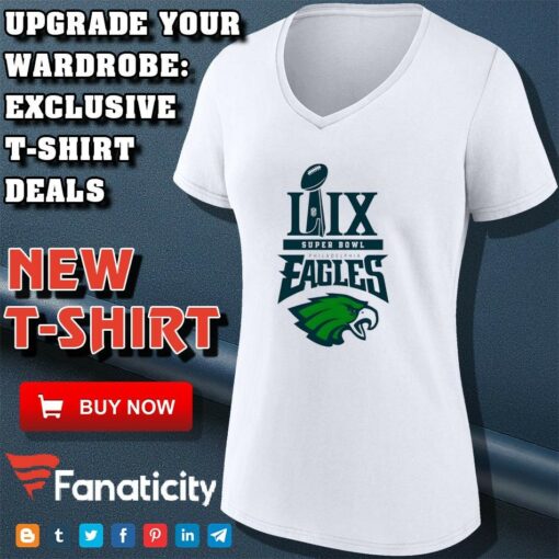 Lix Super Bowl Trophy Philadelphia Eagles Champions 2025 Shirt