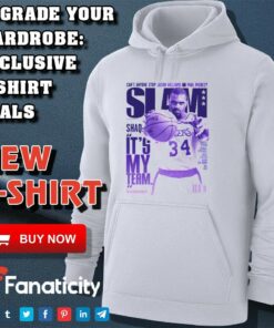 Los Angeles Lakers Shaquille O’Neal SLAM Gradient shirt Los Angeles Lakers Shaquille O’Neal SLAM Gradient shirt