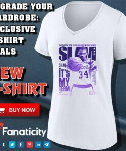 Los Angeles Lakers Shaquille ONeal SLAM Gradient shirt 4