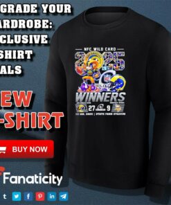 Los Angeles Rams Celebrating NFC Wild Card Winners 2025 Beat Vikings T Shirt 3