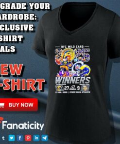 Los Angeles Rams Celebrating NFC Wild Card Winners 2025 Beat Vikings T Shirt 4