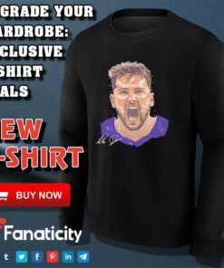 Luka Doncic Lakers Scream shirt 2 Luka Doncic Lakers Scream shirt 3