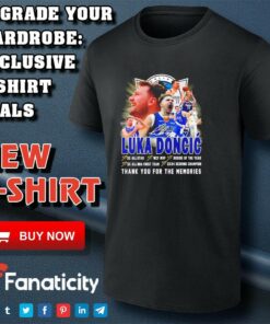 Luka Doncic Thank You For The Memories shirt Luka Doncic Thank You For The Memories shirt