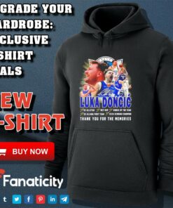 Luka Doncic Thank You For The Memories shirt Luka Doncic Thank You For The Memories shirt