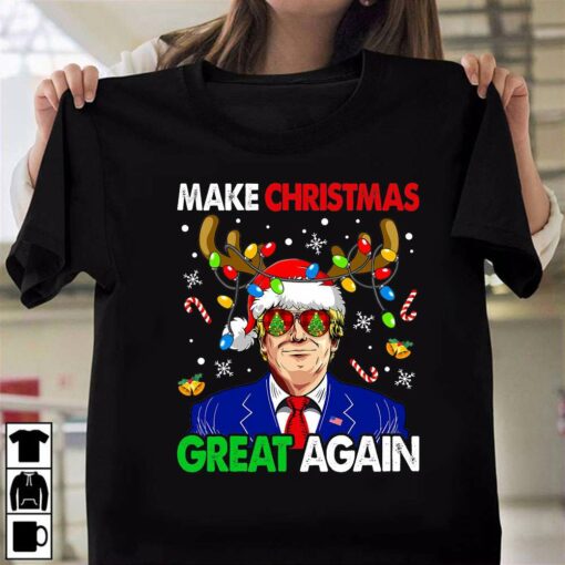 Make Christmas Great Again Trump Christmas T-Shirt